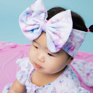 Baby Kids Bamboo Pajamas — Uni-believable Biggie Bow — Image 1