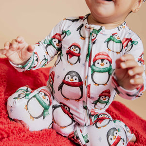 Baby Kids Bamboo Pajamas — Waddle It Be Convertible Romper — Image 1