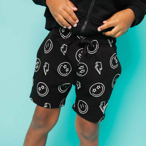 Baby Kids Bamboo Pajamas — Printed Pull-on Shorts Bundle — Image 3