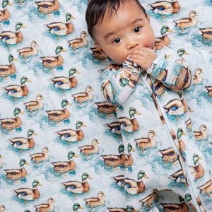 Baby Kids Bamboo Pajamas — What The Duck Bum Bum Blanket — Image 1