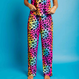 Baby Kids Bamboo Pajamas — Wild About Hue Women’s Wide Leg Pants — Image 1