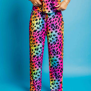 Baby Kids Bamboo Pajamas — Wild About Hue Women’s Wide Leg Pants — Image 1