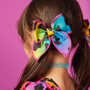 Baby Kids Bamboo Pajamas — Wild About Hue Woven Piggy Clip — Image 1