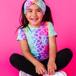 Baby Kids Bamboo Pajamas ā Wild Child T-Shirt ā Image 1