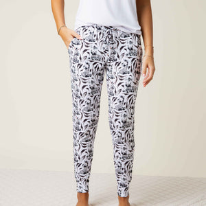 Baby Kids Bamboo Pajamas — Wild Stripes Women's Pants — Image 1