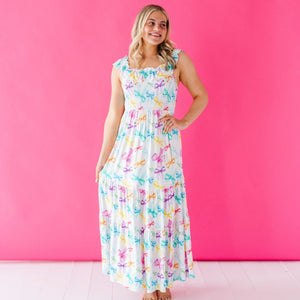 Baby Kids Bamboo Pajamas — You Bow Me Away Women's Dress — Image 1