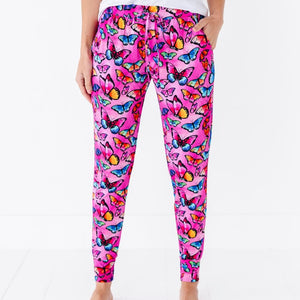 Baby Kids Bamboo Pajamas — You Give Me Butterflies Women's Pants — Image 1