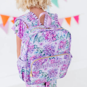 Baby Kids Bamboo Pajamas — You Had Me at Hydrangea Toddler Backpack — Image 1