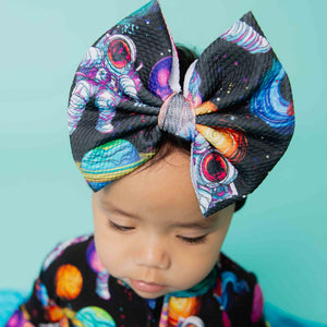Baby Kids Bamboo Pajamas — Zero Gravity Biggie Bow — Image 1