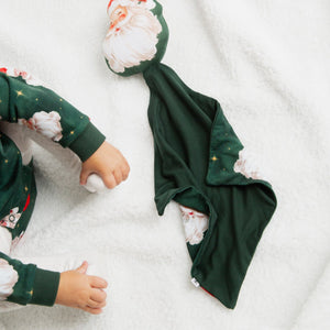 Baby Kids Bamboo Pajamas — Claus Encounters Lovey — Image 1