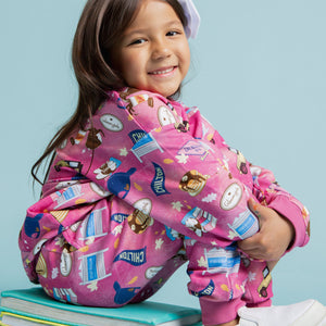 Baby Kids Bamboo Pajamas — Gilmore Girls™ Relaxed Fit Jogger Set — Image 1
