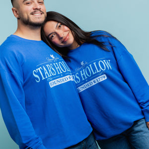 Baby Kids Bamboo Pajamas — Gilmore Girls™ Stars Hollow Adult Unisex Crew Neck Sweatshirt — Image 1