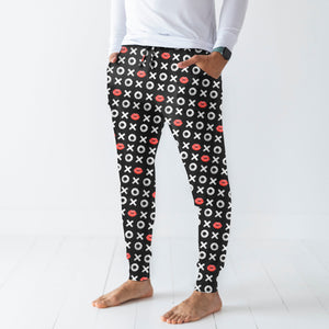 Baby Kids Bamboo Pajamas — Sealed with a Kiss Men's Pants — Image 1