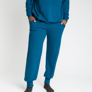 Baby Kids Bamboo Pajamas — Navy or Not Men's Jogger Sweatpants — Image 1