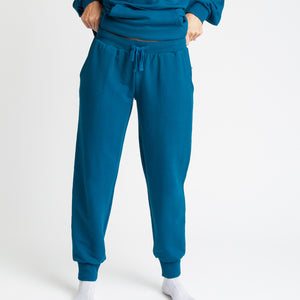 Baby Kids Bamboo Pajamas — Navy or Not Women's Jogger Sweatpants — Image 1