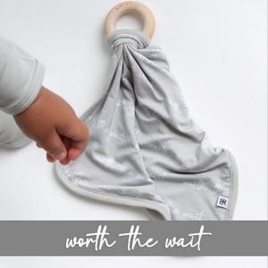 Baby Kids Bamboo Pajamas — Worth The Wait Lovey — Image 1