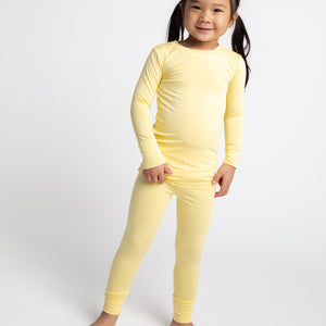 Baby Kids Bamboo Pajamas — Ray of Cute Long Sleeve Pajama Set — Image 1