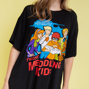 Baby Kids Bamboo Pajamas — Scooby-Doo™ Meddling Kids Women's Oversized T-Shirt — Image 1