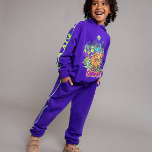 Baby Kids Bamboo Pajamas — Scooby-Doo™ Monster Mischief Hooded Set — Image 1