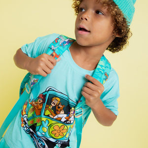 Baby Kids Bamboo Pajamas — Scooby-Doo™ Mystery Machine T-Shirt — Image 1