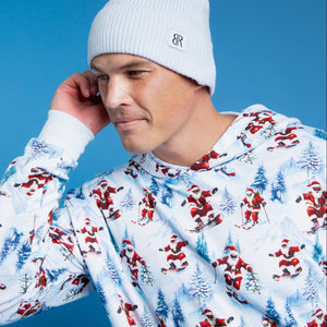 Baby Kids Bamboo Pajamas — Sleigh the Slopes Adult Beanie — Image 1