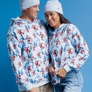 Baby Kids Bamboo Pajamas — Sleigh The Slopes Adult Unisex Hoodie — Image 1