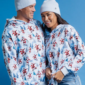Baby Kids Bamboo Pajamas — Sleigh The Slopes Adult Unisex Hoodie — Image 1