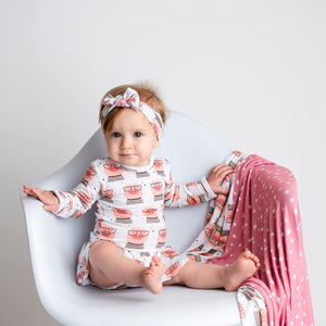 Baby Kids Bamboo Pajamas — Instaham Worthy Bum Bum Blanket — Image 1