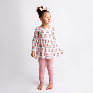 Baby Kids Bamboo Pajamas — Instaham Worthy Top & Tights — Image 1