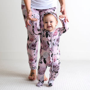 Baby Kids Bamboo Pajamas — Make Me Blush Mama Pants — Image 1