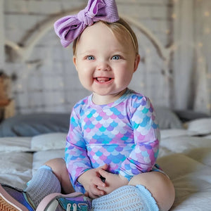 Baby Kids Bamboo Pajamas — Salty But Sweet Ruffle Dress — Image 1