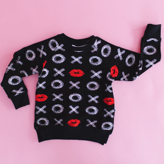 Sealed with a Kiss Crew Neck Sweatshirt - FINAL SALE