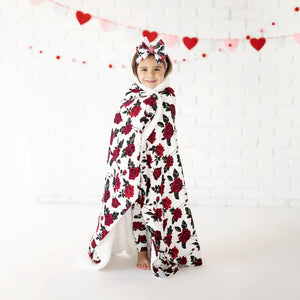 Baby Kids Bamboo Pajamas — The Final Rose Bum Bum Blanket - Plush — Image 1