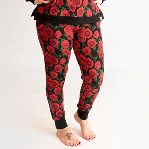 Baby Kids Bamboo Pajamas — Bums & Roses Mama Jogger Sweatpants — Image 1
