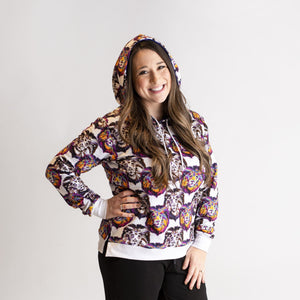 Baby Kids Bamboo Pajamas — I Ain't Lion Mama Hooded Sweatshirt — Image 1