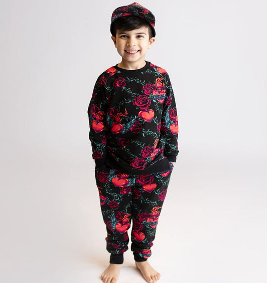 Tough Love Crew Neck Jogger Set - FINAL SALE