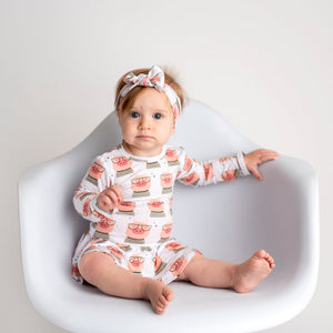 Baby Kids Bamboo Pajamas — Instaham Worthy Ruffle Dress — Image 1