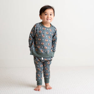 Baby Kids Bamboo Pajamas — Tight End Jogger Set — Image 1