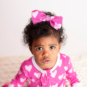 Baby Kids Bamboo Pajamas — Playing Heart to Get Alligator Clip — Image 1