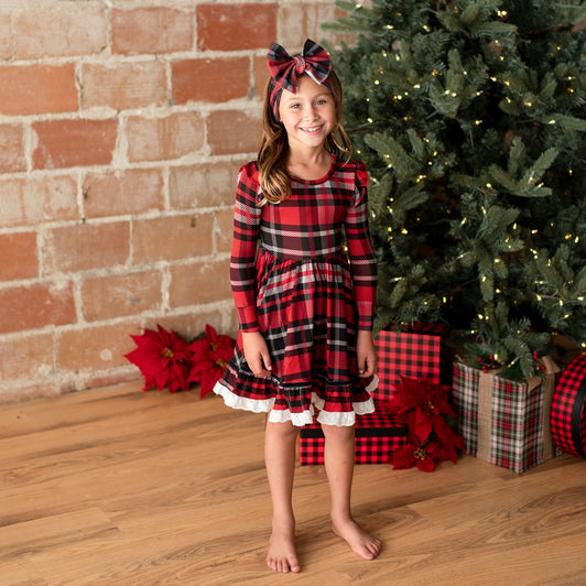 Check the Halls Party Dress & Shorts Set