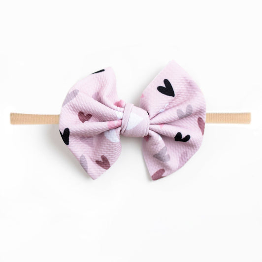 Light Hearted Nylon Bow - FINAL SALE