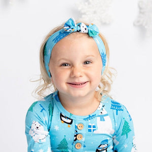 Baby Kids Bamboo Pajamas — License to Chill Headwrap — Image 1