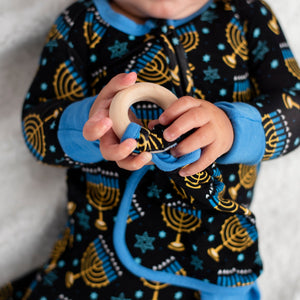 Baby Kids Bamboo Pajamas — Gimme Menorah That Lovey — Image 1
