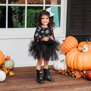 Baby Kids Bamboo Pajamas — Creepin' it Real Tulle Tutu Dress — Image 1