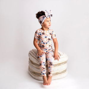 A Little MOOdy Two-Piece Pajama Set - Short Sleeves - Image 1 - Bums & Roses