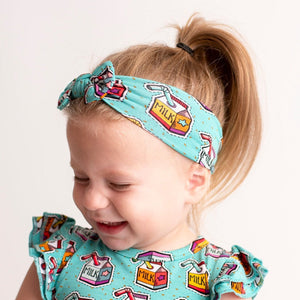 Baby Kids Bamboo Pajamas — Pasteur Bedtime Headwrap — Image 1