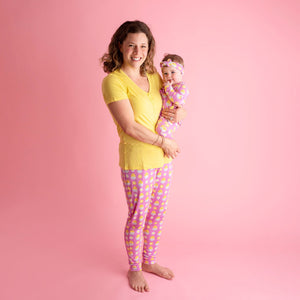 Baby Kids Bamboo Pajamas — Chick Flick Mama Pants — Image 1