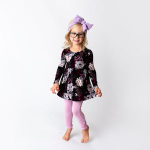 Baby Kids Bamboo Pajamas — Bloom Shakalaka Top & Tights — Image 1