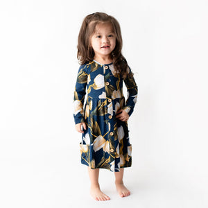 Baby Kids Bamboo Pajamas — Read My Tulips Girls Dress — Image 1
