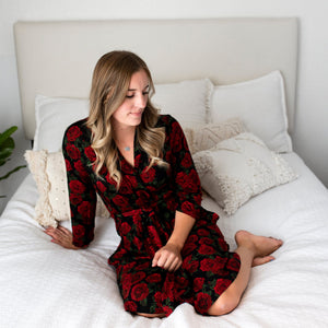 Baby Kids Bamboo Pajamas — Bums & Roses Robe — Image 1